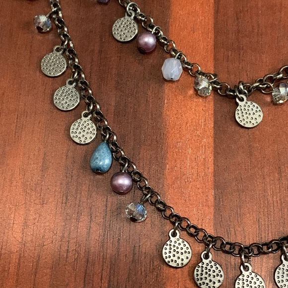 Black multi color beaded necklace - Picture 4 of 4